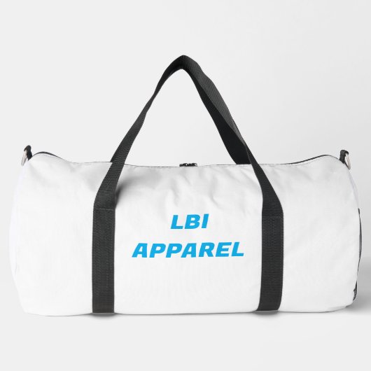 LBI APPAREL TRADEMARKED DUFFLE BEACH BAG PLUNJEZAK (Voorkant)
