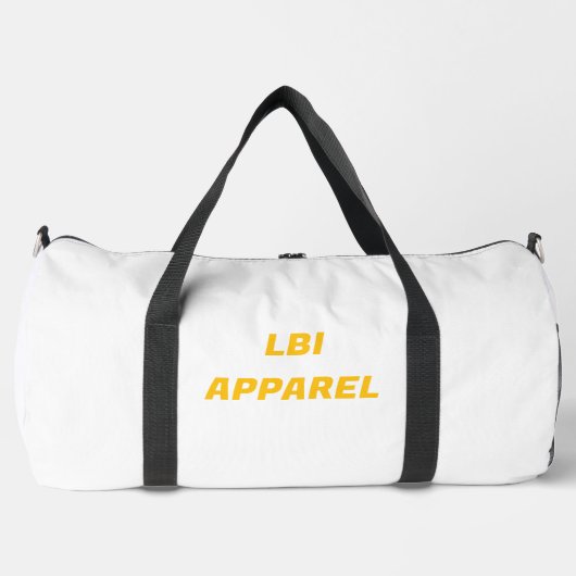 LBI APPAREL TRADEMARKED DUFFLE BEACH BAG PLUNJEZAK (Voorkant)