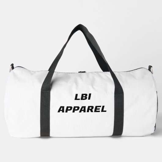 LBI APPAREL TRADEMARKED DUFFLE BEACH BAG PLUNJEZAK (Voorkant)