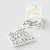 LBI Jersey Shore Onderzetter (Zijkant)