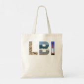 LBI Long Beach Island, NJ Photo Beach, Ocean, Ligh Tote Bag (Achterkant)