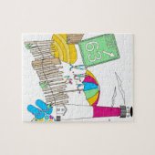 LBI Love Girly Collage Legpuzzel (Horizontaal)