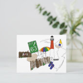 LBI Love Primary Color Collage Briefkaart (Staand voorkant)