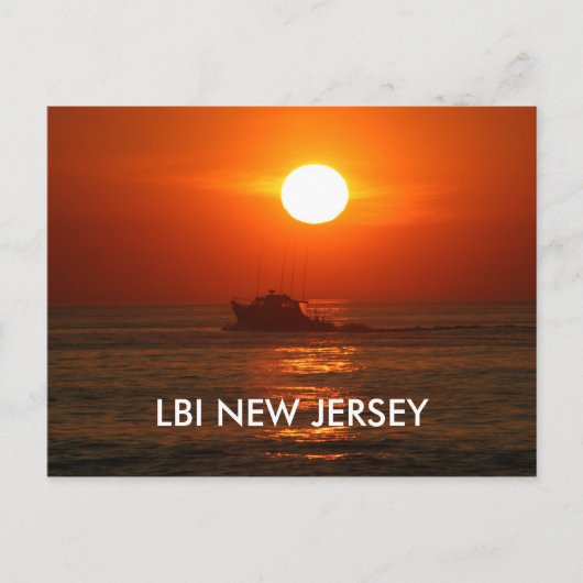 LBI NEW JERSEY BRIEFKAART (Voorkant)