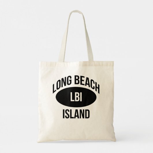 LBI, New Jersey, de Shores, Long Beach Island Tote Bag (Achterkant)