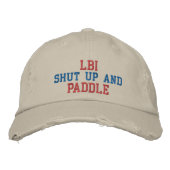 LBI SHUT UP AND PADDLE HAT GEBORDUURDE PET (Voorkant)