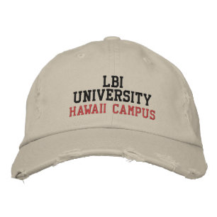 LBI UNIVERSITEIT HAWAÏ CAMPUS GEBORDUURDE PET