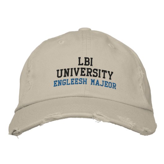 LBI UNIVERSITEIT (TM) ENGELSE MAJEOR GEBORDUURDE PET (Voorkant)