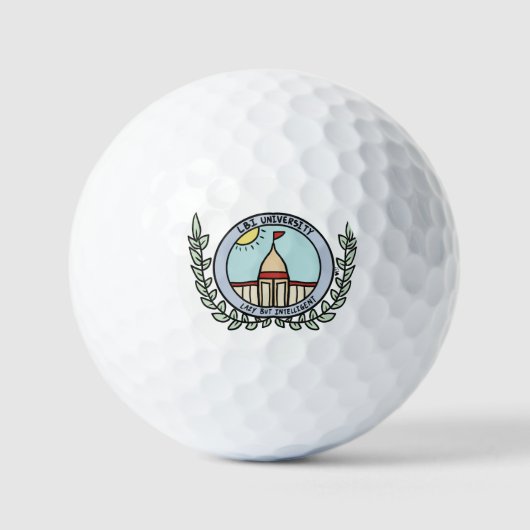 LBI UNIVERSITY GOLF BALL GOLFBALLEN (Voorkant)