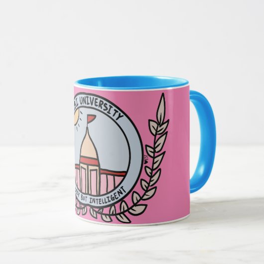 LBI UNIVERSITY (TM) COFFEE MOK (Voorkant rechts)