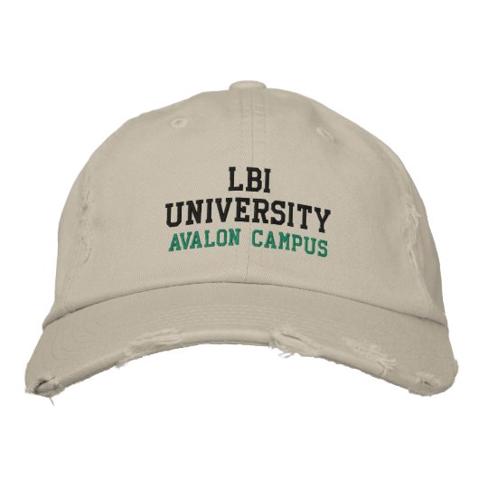 LBI UNIVERSITY (TM) GEBORDUURD PET (Voorkant)
