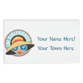 LBIG Rechthoekige Magnetische Naam Badge (Voorkant)