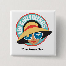 LBIG Vierkante Magnetische Draagbare Button