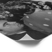 LBJ legt de eed af over luchtmacht 1 Poster (Hoek)