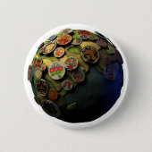 LBP Earth Ronde Button 5,7 Cm (Voorkant)