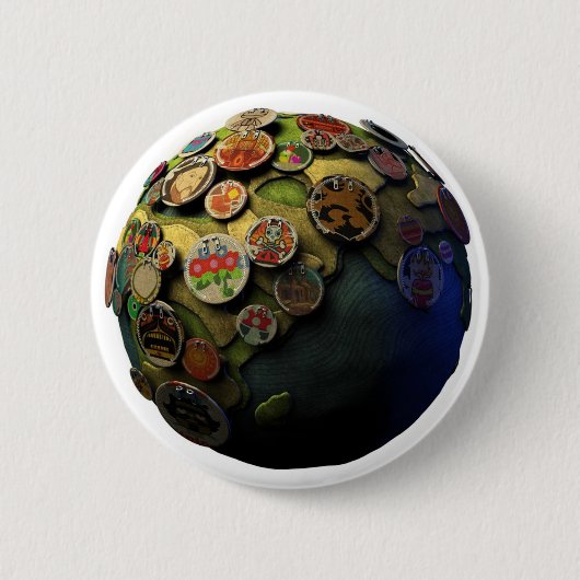 LBP Earth Ronde Button 5,7 Cm (Voorkant)