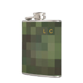 LC-groen pixelcamouflage Heupfles (Links)