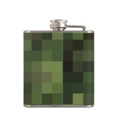 LC-groen pixelcamouflage Heupfles (Achterkant)