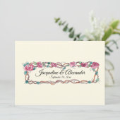 LC Insert Audrey Jeanne's Expressies Kalligrafie Kaart (Staand voorkant)