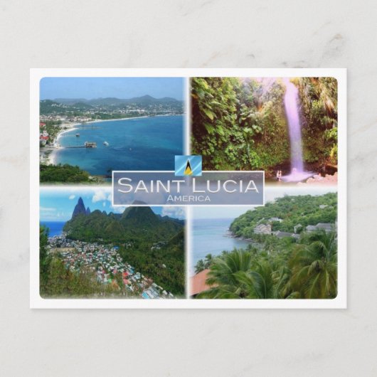 LC Saint Lucia - Briefkaart (Voorkant)