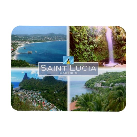 LC Saint Lucia - Gros Islet an - Magneet (Horizontaal)
