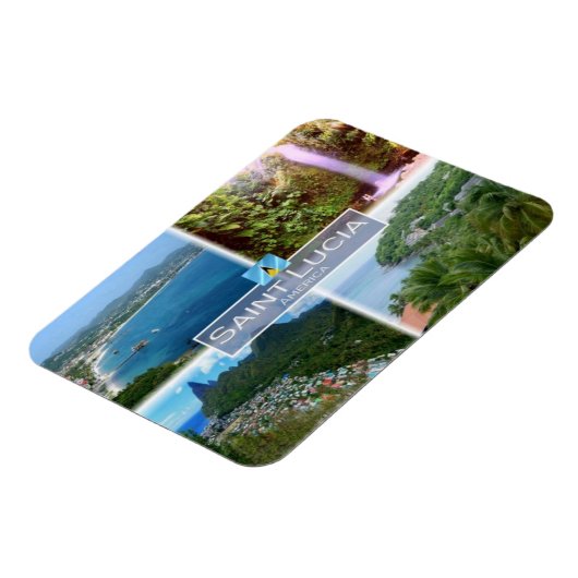 LC Saint Lucia - Gros Islet an - Magneet (Linkerzijde)