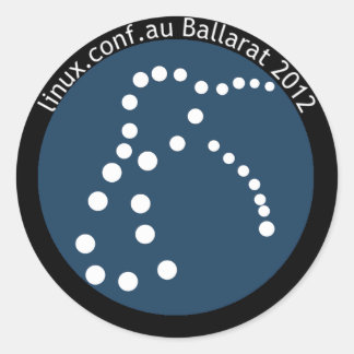 LCA2012 Sticker met Tekst