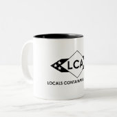 LCA-Mok Tweekleurige Koffiemok (Voorkant links)