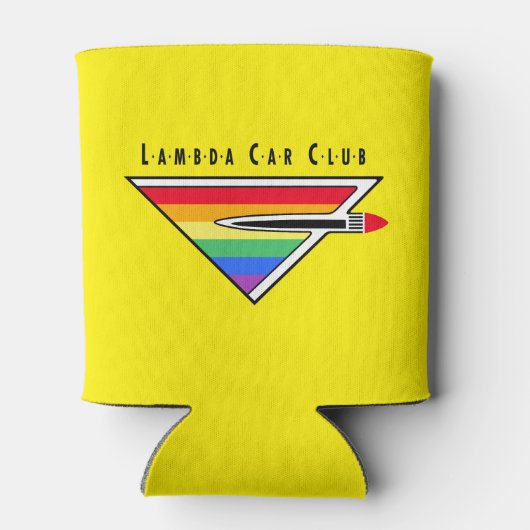 LCCI del Val Can Coozy (geel) Blikjeskoeler (Achterkant)