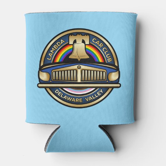 LCCI del Val Can Coozy (lichtblauw) Blikjeskoeler (Voorkant)