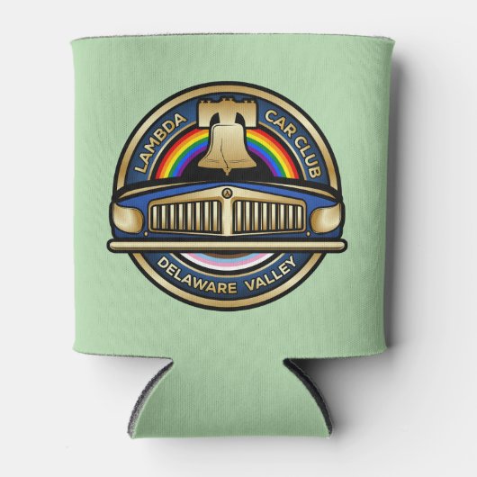 LCCI del Val Can Coozy (lichtgroen) Blikjeskoeler (Voorkant)