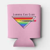 LCCI del Val Can Coozy (roze) Blikjeskoeler (Achterkant)