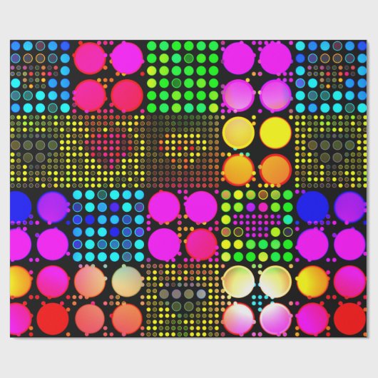 LCD Disco-lampjes Cadeaupapier (Vlak)