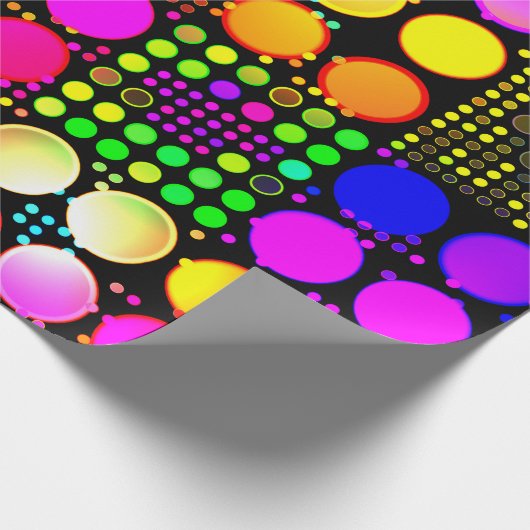 LCD Disco-lampjes Cadeaupapier (Hoek)