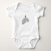 LCDH Flower Power Body Suit Romper (Voorkant)