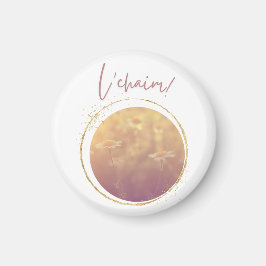 L'chaim (een toast met wilde bloemen) magneet