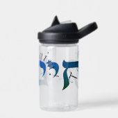 L'chaim in Hebreeuws & Engels Waterfles (Links)