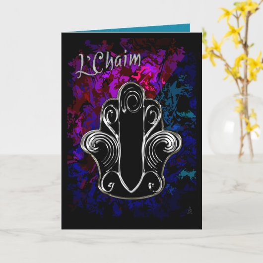 L'Chaim Kaart (Gele Bloem)