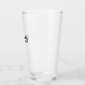 L'chaim - Lechaim Joods gejuich in Hebreeuwse symb Glas (Links)