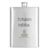 L'chaim Rabba Fles Flacon (Voorkant)