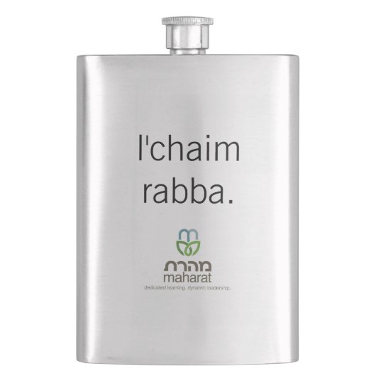 L'chaim Rabba Fles Flacon (Voorkant)