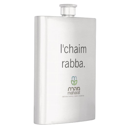 L'chaim Rabba Fles Flacon (Rechts)