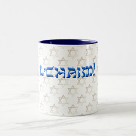 L'Chaim Tweekleurige Koffiemok