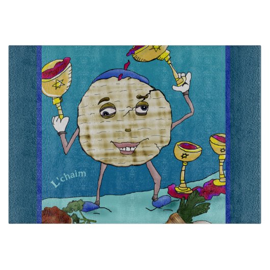 L'Chayim Matzah Snijplank (Voorkant)