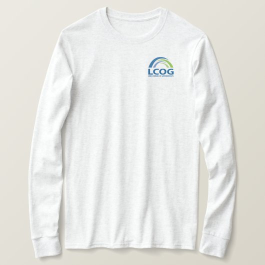 LCOG Logo T-shirt met lange mouwen (Design voorkant)