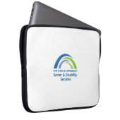LCOG Senior & Disability Services Laptop Hoesje Laptop Sleeve (Voorkant Rechts)