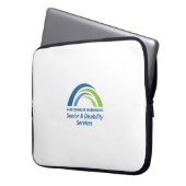 LCOG Senior & Disability Services Laptop Hoesje Laptop Sleeve (Voorkant Links)