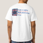 LCR Texas Unisex T-Shirt voor en achter (Achterkant)