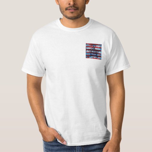 LCR Texas Unisex T-Shirt voor en achter (Voorkant)