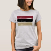 LCS - Driekleurig T-shirt voor dames - grijs (Voorkant)
